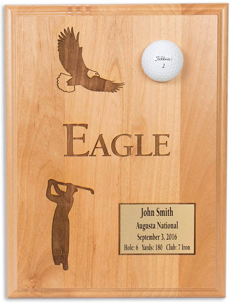 Eagle 9x12 Laser Etched Plaque