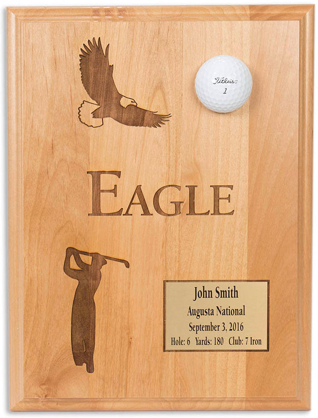 Eagle 9x12 Laser Etched Plaque