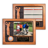 Eagle, Double Eagle, Best Round or Albatross Scorecard & Ball Plaque