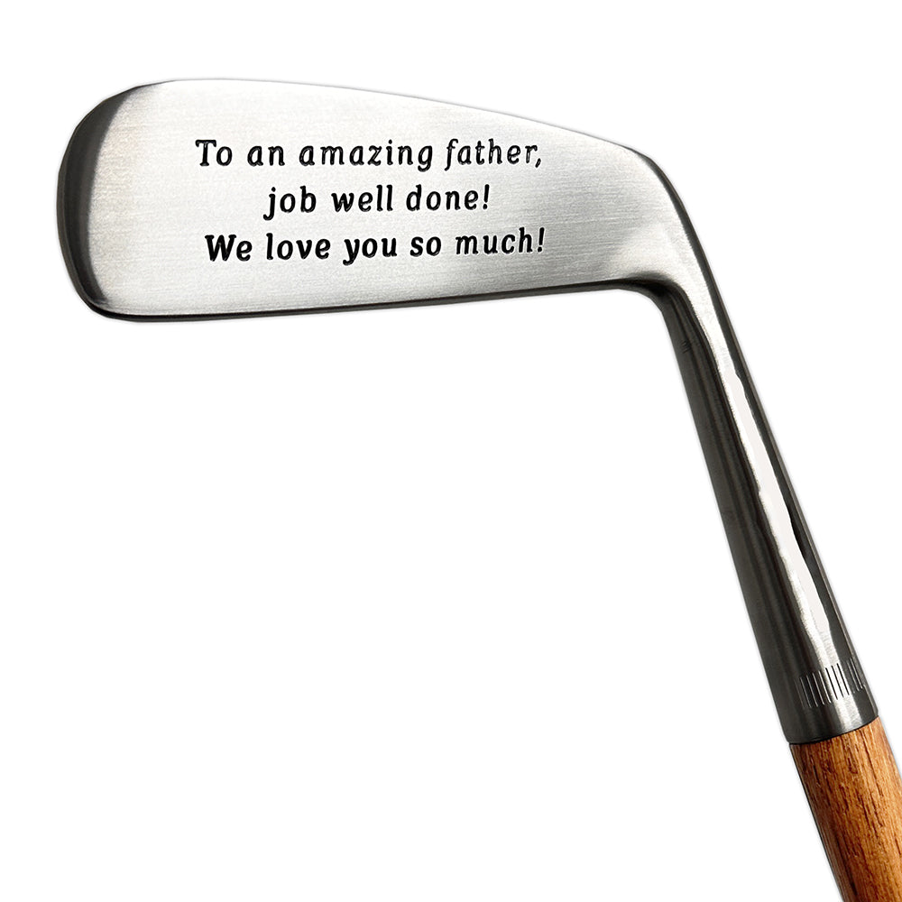 Engraved Classic Hickory Blade Putter