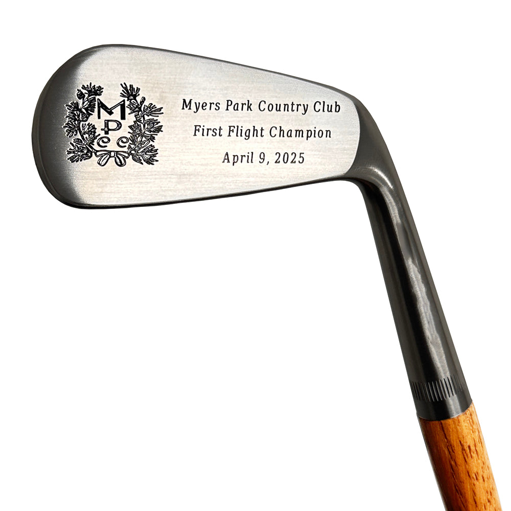 Engraved Classic Hickory Mashie Club