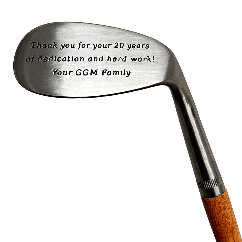 Engraved Classic Hickory Niblick Club