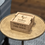 Engraved Golf Score Coaster Set