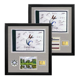 Framed Hole In One Pin Flag & Scorecard Shadow Box