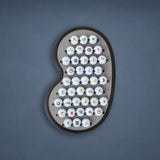 40 Golf Ball Display -- Black