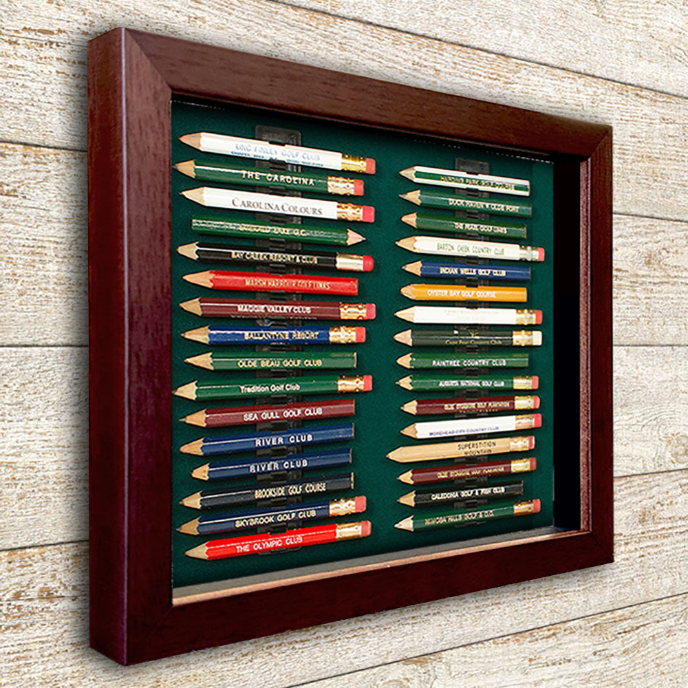 32 Golf Pencil Display Case -- Cherry