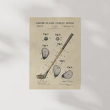 Golf Patent Print
