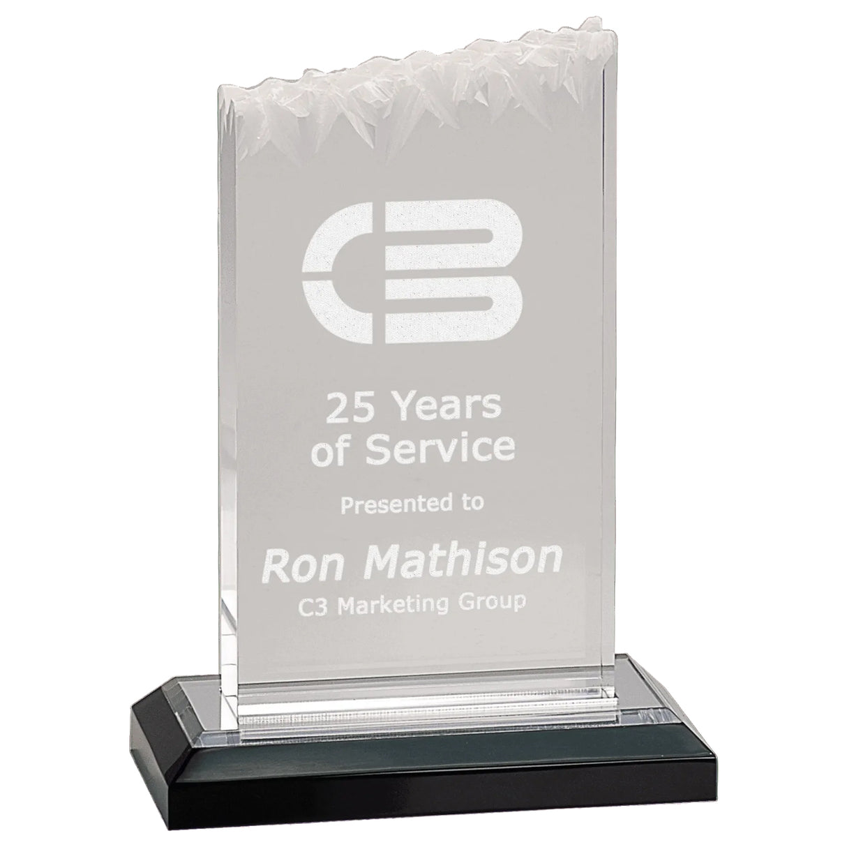 Frosted Impress Acrylic Golf Award