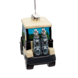 Glass Golf Cart Ornament