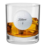 Personalized Golf Ball Rocks Glass