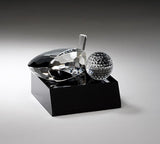 Golf Club & Ball Optical Crystal Award