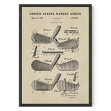 Golf Patent Print - Iron