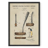 Golf Patent Print - Putter