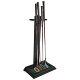 Golf Putter Stand -- Black / Green