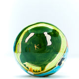 Handpainted Ceramic Golf Themed Ornament