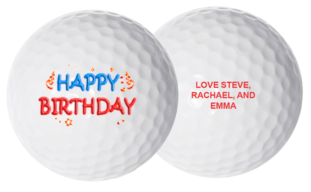 Happy Birthday Golf Gift Basket