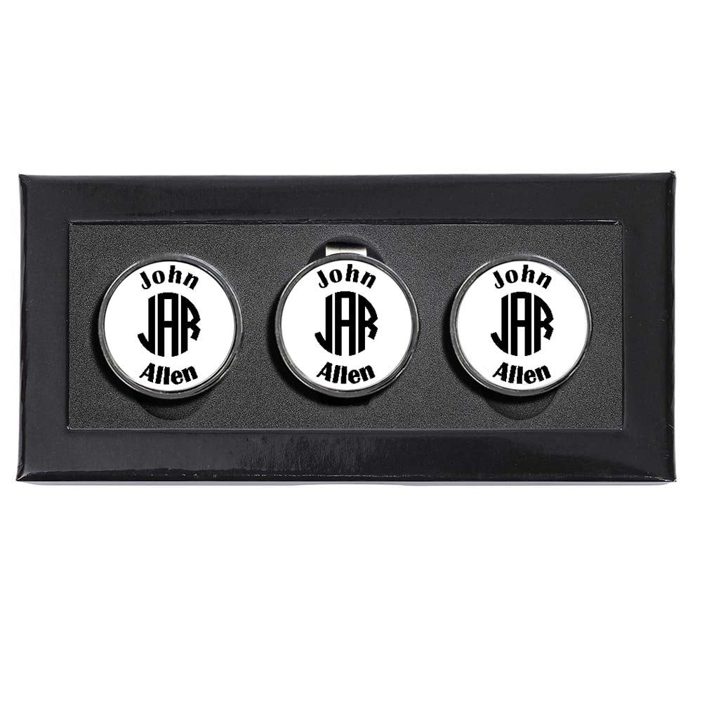 3-Letter Monogram and Text