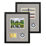 Framed Photo/Scorecard and Ball Shadow Box