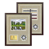 Framed Photo/Scorecard and Ball Shadow Box