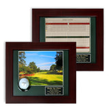 Hole-In-One Ball and Photo/Scorecard Display Frame