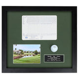 Hole-In-One Ball, Photo, and Scorecard Shadowbox