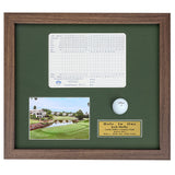 Hole-In-One Ball, Photo, and Scorecard Shadowbox
