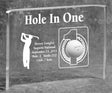 Hole-In-One Golfer 7x10 Acrylic Crescent Award