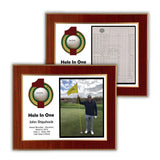 Hole In One Horizontal Laminated Plaque -- Red Mahogany