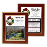 Hole In One Laminated Plaque