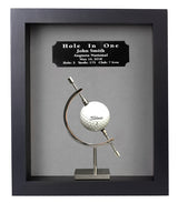 Hole-In-One Shadowbox with Caliper-Walnut -- Black/Gray