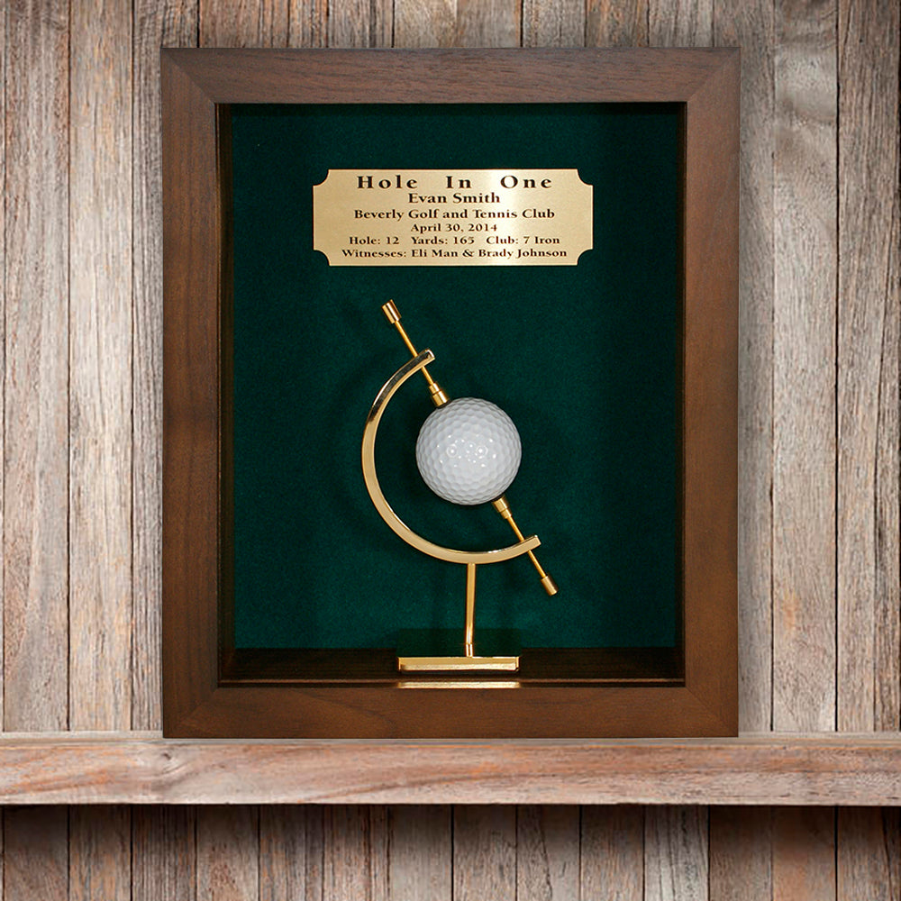 Hole-In-One Shadowbox with Caliper