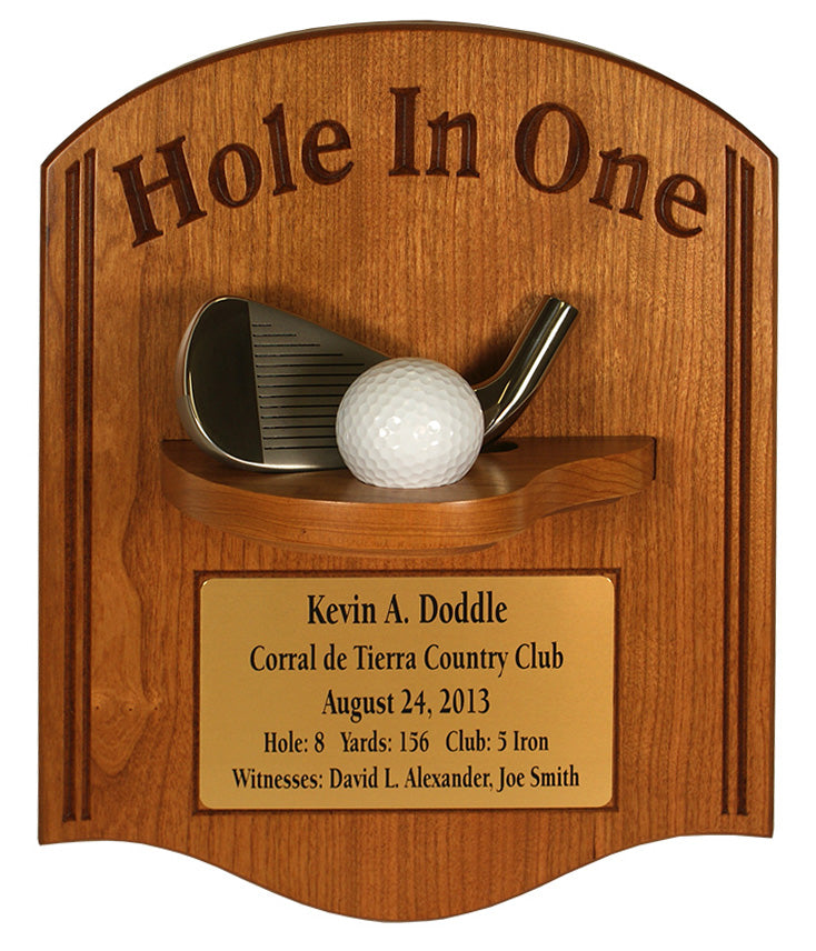 Hole-In-One with Iron Plaque