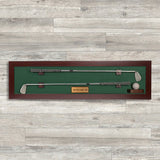 Horizontal Framed Two Golf Club Display