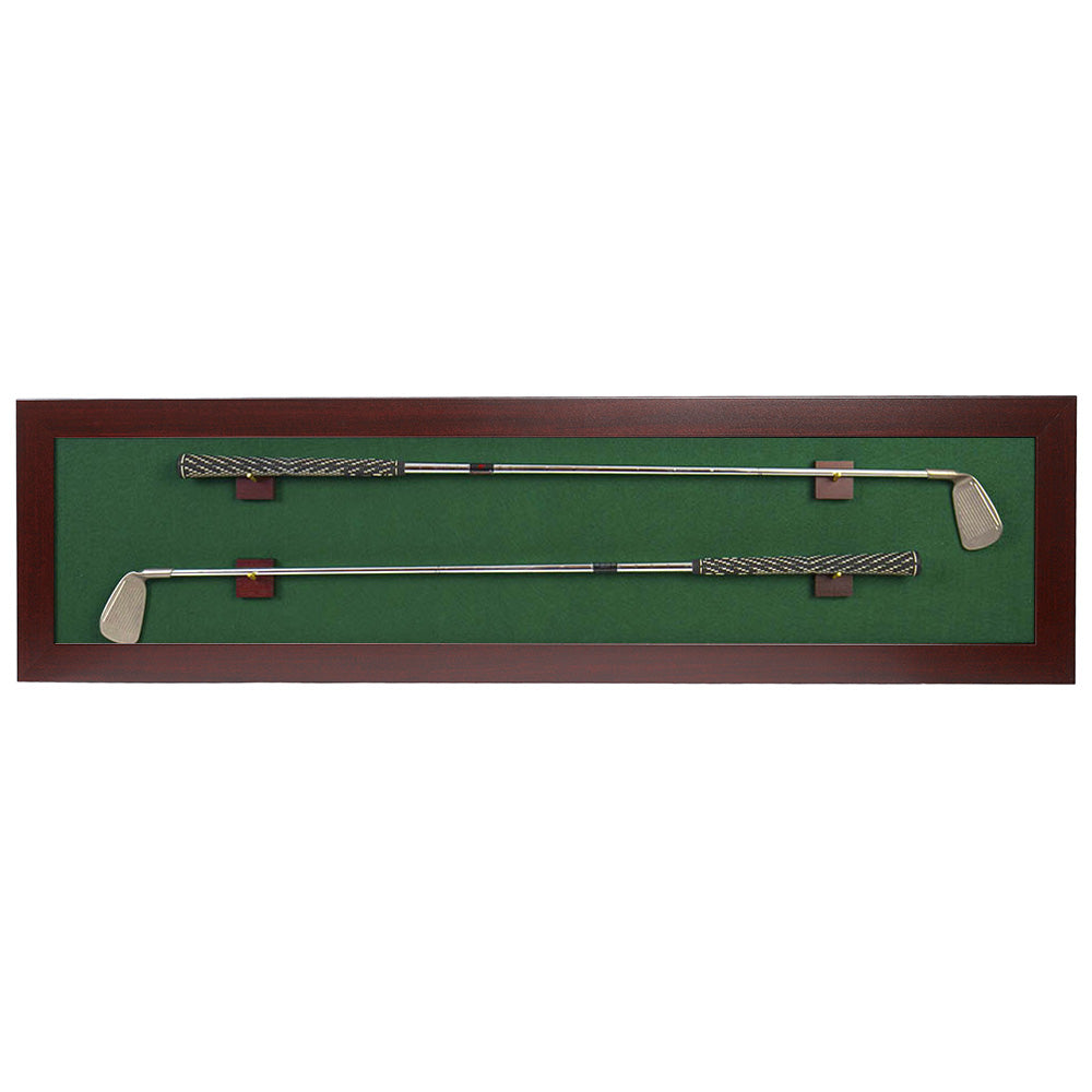 Horizontal Framed Two Golf Club Display