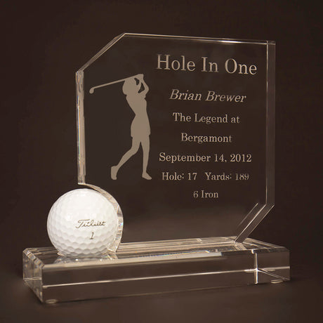 Ladies Crystal Hole In One Award