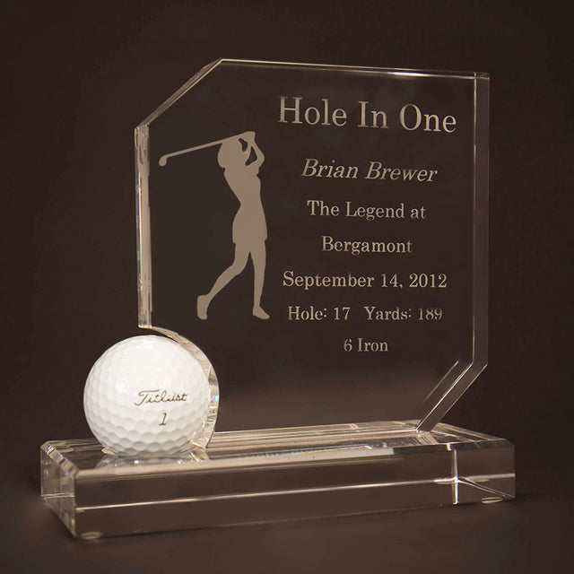 Ladies Crystal Hole In One Award