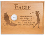 Ladies Eagle 12x9 Laser Etched Plaque