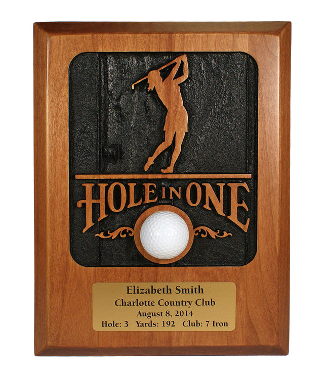 Ladies Hole In One Plaque