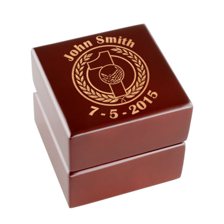 Laser Etched Hole-In-One Ball Display Box