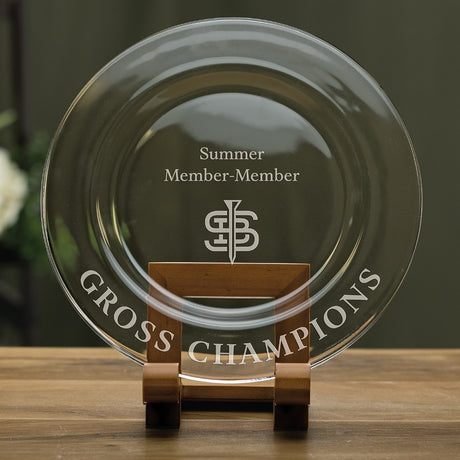 Laurel Trophy Plate