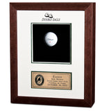 Mahogany Double Eagle Shadowbox