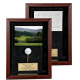 Mahogany Hole-In-One Photo/Scorecard Shadowbox