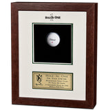 Mahogany Hole-In-One Shadowbox