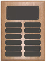 Oak Finish Perpetual Plaque
