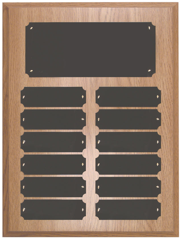 Oak Finish Perpetual Plaque