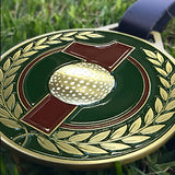 Personalized Brass Hole-In-One Bag Tag