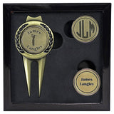 Personalized Divot Tool Golf Ball Marker Set