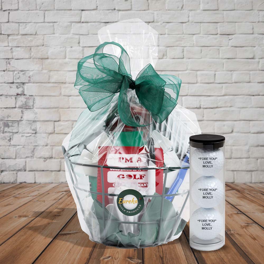 Personalized Golf Gift Basket