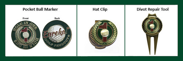 Personalized Hole-In-One Bag Tag and Ball Marker