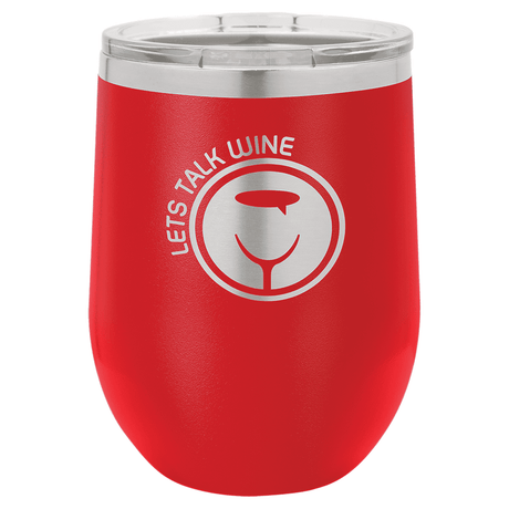 Custom Stainless Steel Stemless Wine Glass